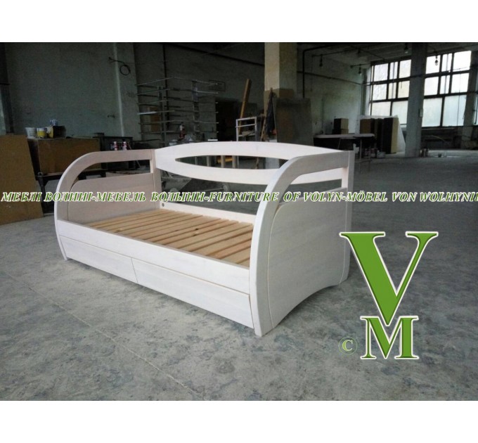 Односпальне ліжко "Новатор-Люкс" від тм Меблі Волині