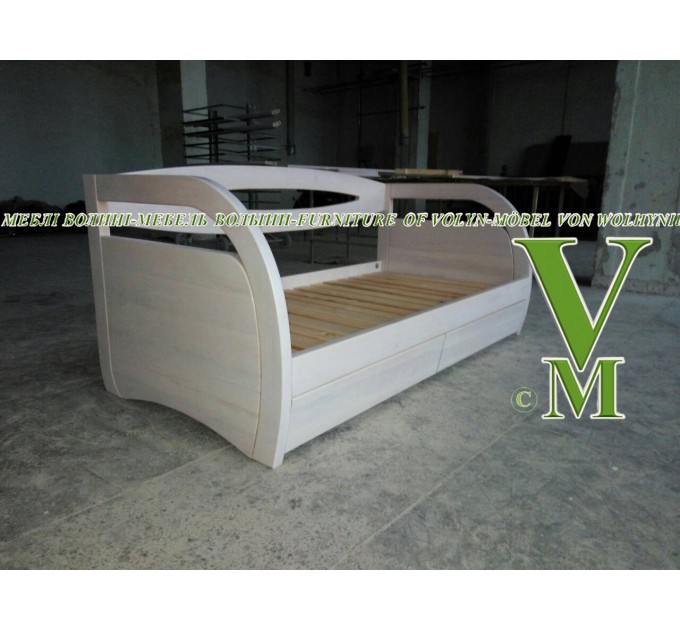 Односпальне ліжко "Новатор-Люкс" від тм Меблі Волині