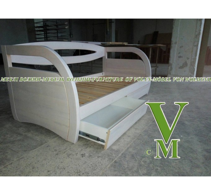 Односпальне ліжко "Новатор-Люкс" від тм Меблі Волині