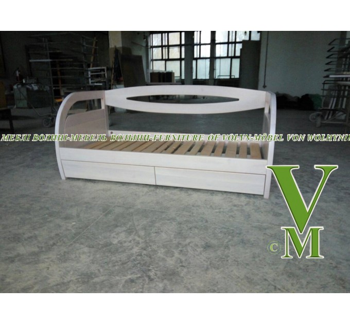 Односпальне ліжко "Новатор-Люкс" від тм Меблі Волині